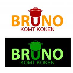 Logo & stationery # 1298537 for Logo for ’Bruno komt koken’ contest