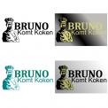 Logo & stationery # 1297671 for Logo for ’Bruno komt koken’ contest