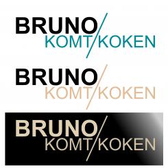 Logo & stationery # 1297976 for Logo for ’Bruno komt koken’ contest