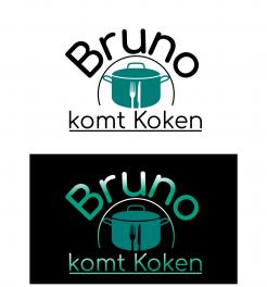 Logo & stationery # 1298487 for Logo for ’Bruno komt koken’ contest