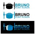 Logo & stationery # 1298508 for Logo for ’Bruno komt koken’ contest