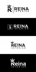 Logo & stationery # 1240410 for Logo for interior design  Reina  stam en staal  contest