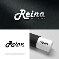 Logo & stationery # 1244958 for Logo for interior design  Reina  stam en staal  contest