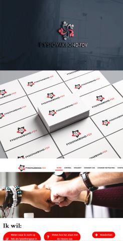 Logo & stationery # 1087867 for Make a new design for Fysiovakbond FDV  the Dutch union for physiotherapists! contest