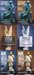 Overig # 1268263 voor Ontwerp 3 posters voor het World Living Statues festival 2022 wedstrijd