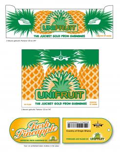 Overig # 56466 voor ontwerp kartonnen doos en label voor ananas verpakking wedstrijd