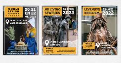 Overig # 1268638 voor Ontwerp 3 posters voor het World Living Statues festival 2022 wedstrijd