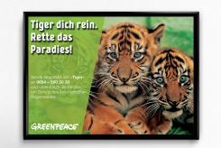 Print ad # 349896 for Greenpeace Poster contest 2014: Campaign for the protection of the Sumatra Tiger contest