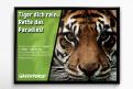 Print ad # 349898 for Greenpeace Poster contest 2014: Campaign for the protection of the Sumatra Tiger contest