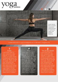 Print ad # 474322 for News flyer / Event calendar Yoga studio contest