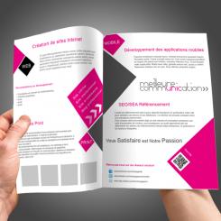 Print ad # 147268 for Design of a folded A3 brochure for a communication agency contest