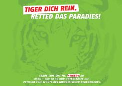 Print-Anzeige  # 342073 für Greenpeace Plakat-Wettbewerb 2014: Sujet für Plakat Kampagne zum Schutz des Sumatra Tigers Wettbewerb