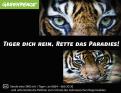 Print ad # 350424 for Greenpeace Poster contest 2014: Campaign for the protection of the Sumatra Tiger contest