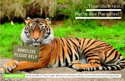 Print-Anzeige  # 350554 für Greenpeace Plakat-Wettbewerb 2014: Sujet für Plakat Kampagne zum Schutz des Sumatra Tigers Wettbewerb