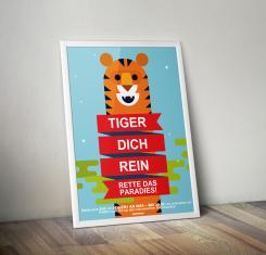 Print-Anzeige  # 341829 für Greenpeace Plakat-Wettbewerb 2014: Sujet für Plakat Kampagne zum Schutz des Sumatra Tigers Wettbewerb