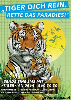 Print ad # 346143 for Greenpeace Poster contest 2014: Campaign for the protection of the Sumatra Tiger contest