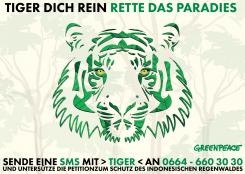 Print-Anzeige  # 350618 für Greenpeace Plakat-Wettbewerb 2014: Sujet für Plakat Kampagne zum Schutz des Sumatra Tigers Wettbewerb