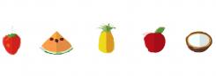 Buttons, icons # 574155 for Set of Icons of conventionalized Fruits contest