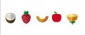 Buttons, icons # 573105 for Set of Icons of conventionalized Fruits contest