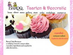 Website design # 154000 voor website voor Baroq Cakeboutique wedstrijd