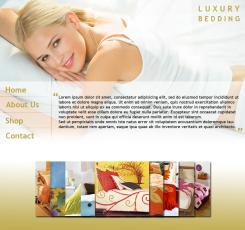 Website design # 97798 for Exclusive Luxury Bedding - Pillows and Duvets contest