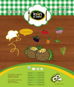 Website design # 183046 voor KING Kumpir website challenge wedstrijd