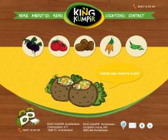 Website design # 183047 voor KING Kumpir website challenge wedstrijd