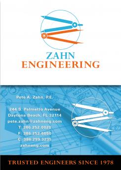 Business card # 582357 for Engineering firm looking for cool, professional business card design contest