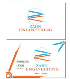 Illustration, drawing, fashion print # 582834 for Engineering firm looking for cool, professional business card design contest