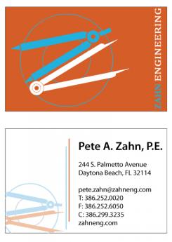 Business card # 584129 for Engineering firm looking for cool, professional business card design contest