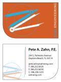 Business card # 584130 for Engineering firm looking for cool, professional business card design contest