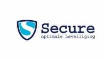 Securitylogo in het logo winkel