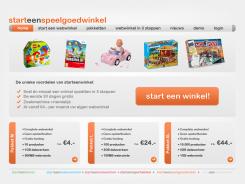 Webpagina design # 1669 voor Starteenwinkel.nl wedstrijd