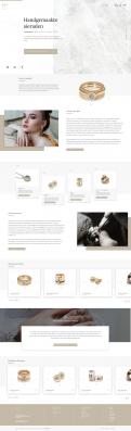 Webpagina design # 854239 voor Ontwerp nieuwe website voor luxe handgemaakte sieraden wedstrijd