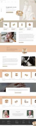 Webpagina design # 856989 voor Ontwerp nieuwe website voor luxe handgemaakte sieraden wedstrijd