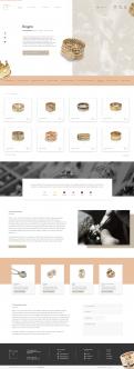 Webpagina design # 856990 voor Ontwerp nieuwe website voor luxe handgemaakte sieraden wedstrijd