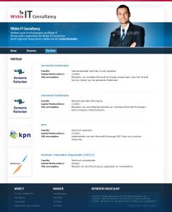 Webpagina design # 16173 voor Wiskie IT Consultancy wedstrijd