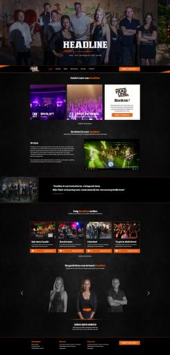 Webpagina design # 764895 voor Website voor een band wedstrijd