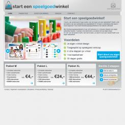 Webpagina design # 1734 voor Starteenwinkel.nl wedstrijd