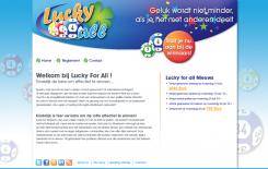 Webpage design # 82375 for Lucky 4 All contest
