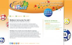 Webpage design # 81817 for Lucky 4 All contest