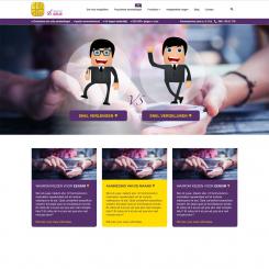 Webpagina design # 496670 voor Aanpassen homepage (1 pagina) telecom website wedstrijd