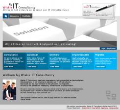 Webpagina design # 15081 voor Wiskie IT Consultancy wedstrijd