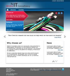 Webpagina design # 14515 voor Wiskie IT Consultancy wedstrijd