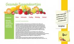 Webpagina design # 20532 voor Gezonde Tussendoortjes wedstrijd