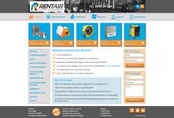 Webpage design # 325735 for New grafic design homepage www.rentair.be contest