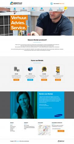 Webpagina design # 329085 voor Nieuwe homepage voor Rentair.be wedstrijd