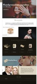 Webpagina design # 851946 voor Ontwerp nieuwe website voor luxe handgemaakte sieraden wedstrijd