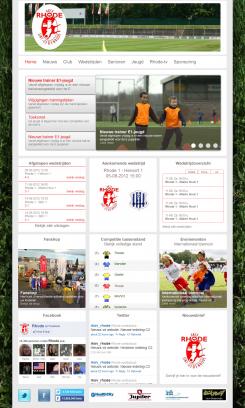 Webpagina design # 98506 voor Voetbalsite wedstrijd