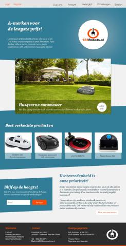 Webpagina design # 553872 voor Super ontwerp, homepage webshop wedstrijd